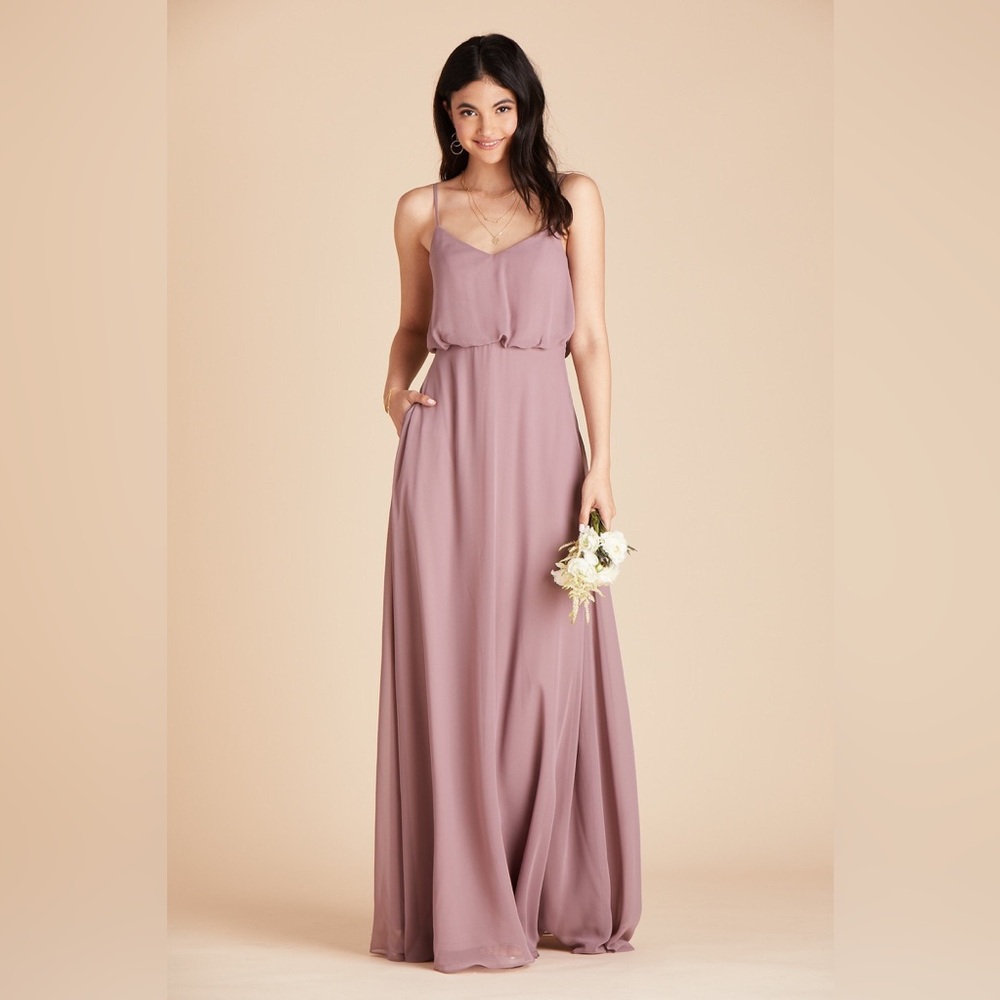 Birdy Grey Gwennie Dark Mauve Bridesmaid Dress with pockets medium $99